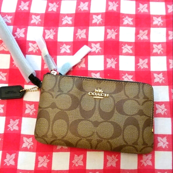 Coach Double Zip Wristlet - Picture 8 of 10